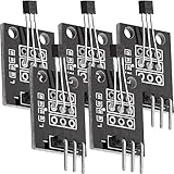 AZDelivery 5X KY-035 Capteur magnétique à Effet Hall analogique Compatible avec Arduino et Raspberry Pi y Compris Un eBook