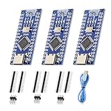 Nano-V3 Carte de développement avec 328P microcontrôleur AYWHP 3 pièces Nano-V3 avec micropuce CH340G avec câble USB Microcontrôleur 5V 16M Interface Typ-C Compatible avec Arduino IDE