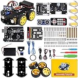 ELEGOO Robot Enfant Kit Voiture Robot Intelligent Compatible avec Arduino, Robot Jouet pour Garçons Filles Adultes de 8 Ans+ Robot Programmable
