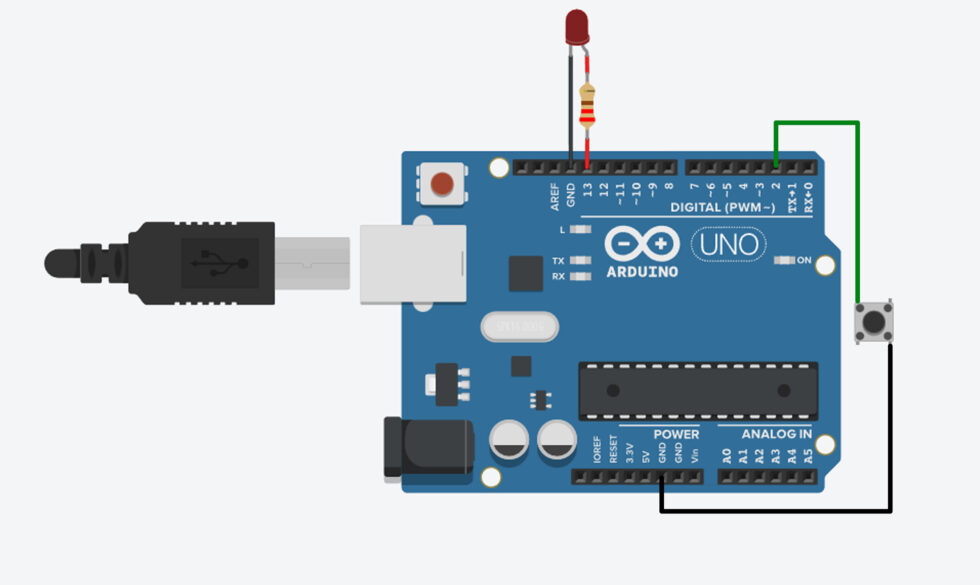 Utiliser un bouton poussoir avec l'Arduino - Idehack
